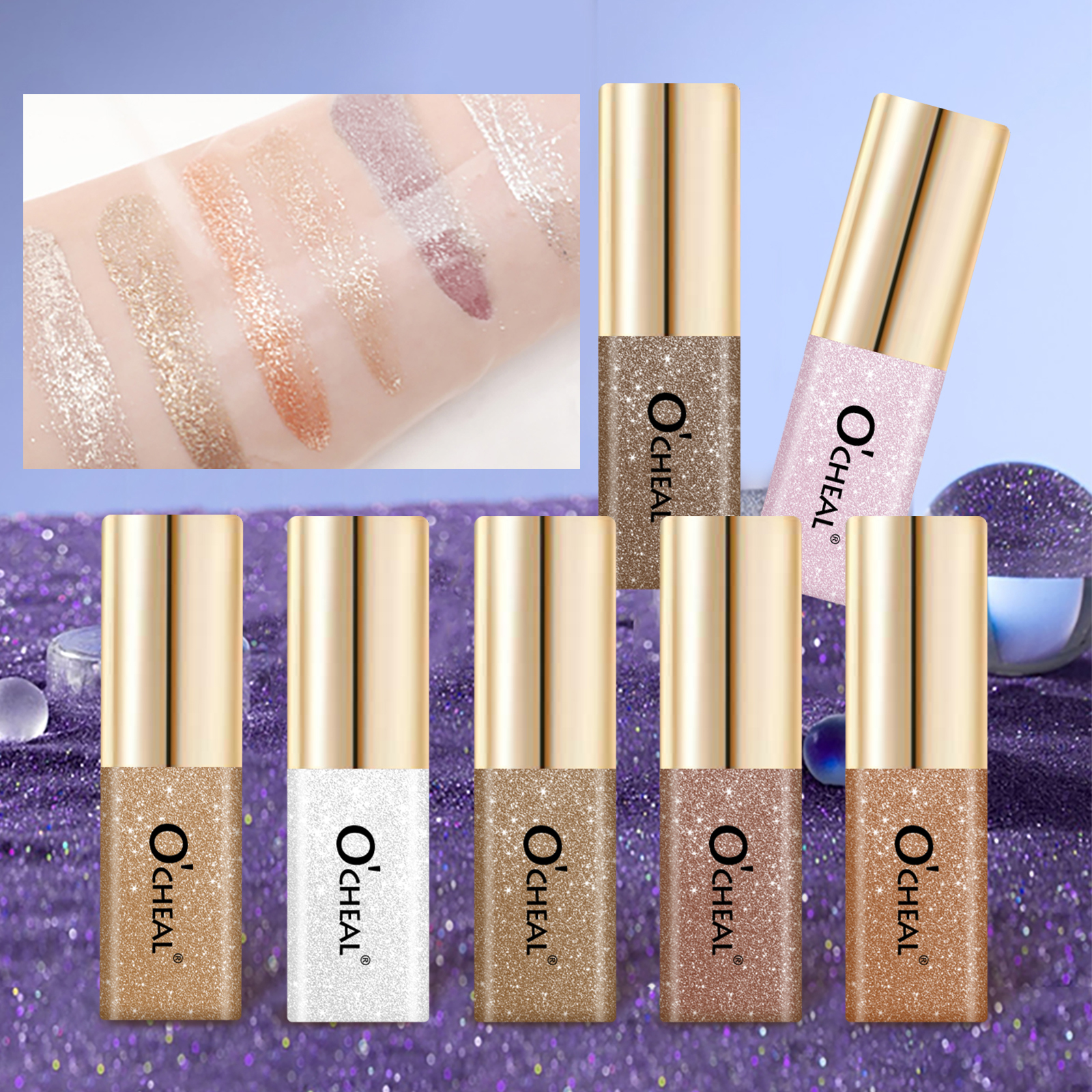 Eyeshadow Glitter Pigment - O’cheal Liquid Eye Shadow Neck Diamonds