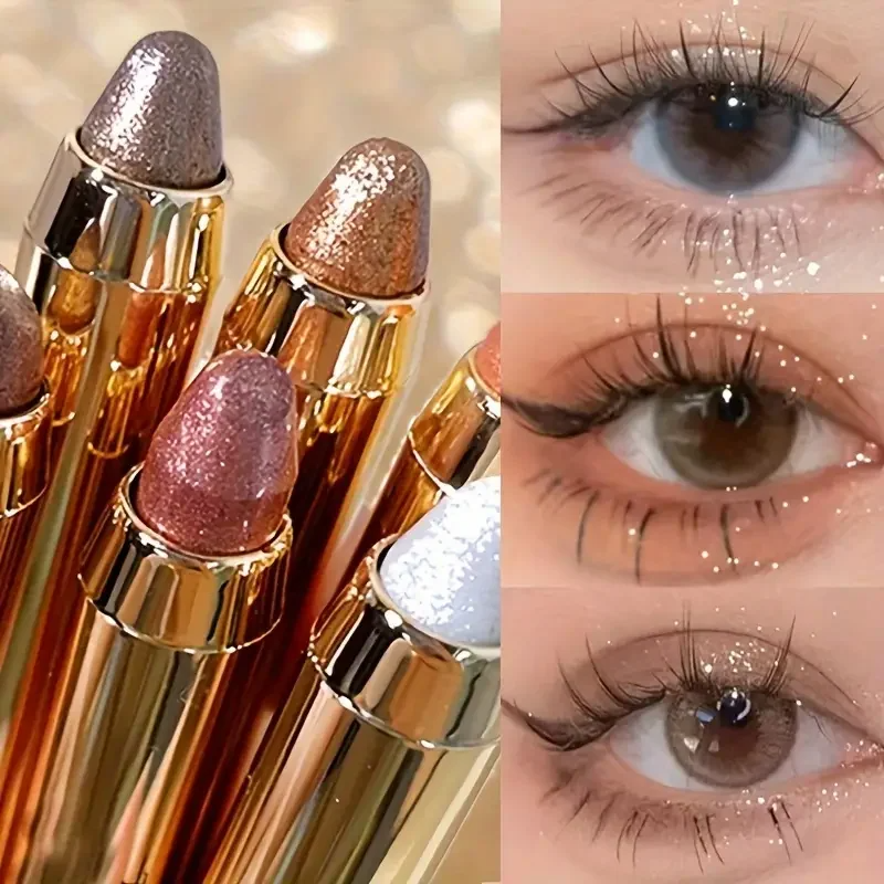 Eyeshadow Glitter Pigment - Shimmer Eyeshadow Stick Easy Glitter Highlighter