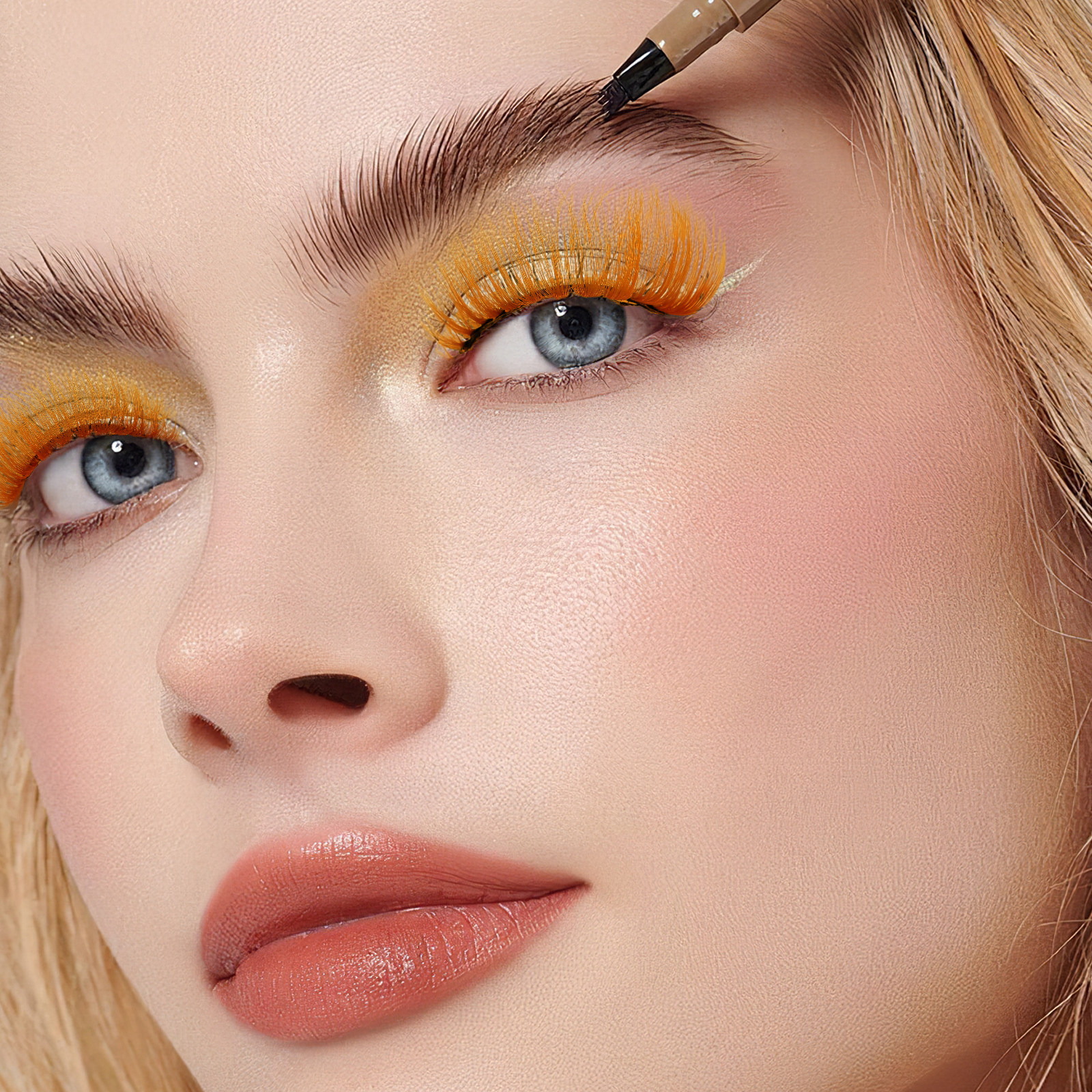 Beauty Without Makeup - 5Pairs Vibrant Colorful False Eyelashes Soft