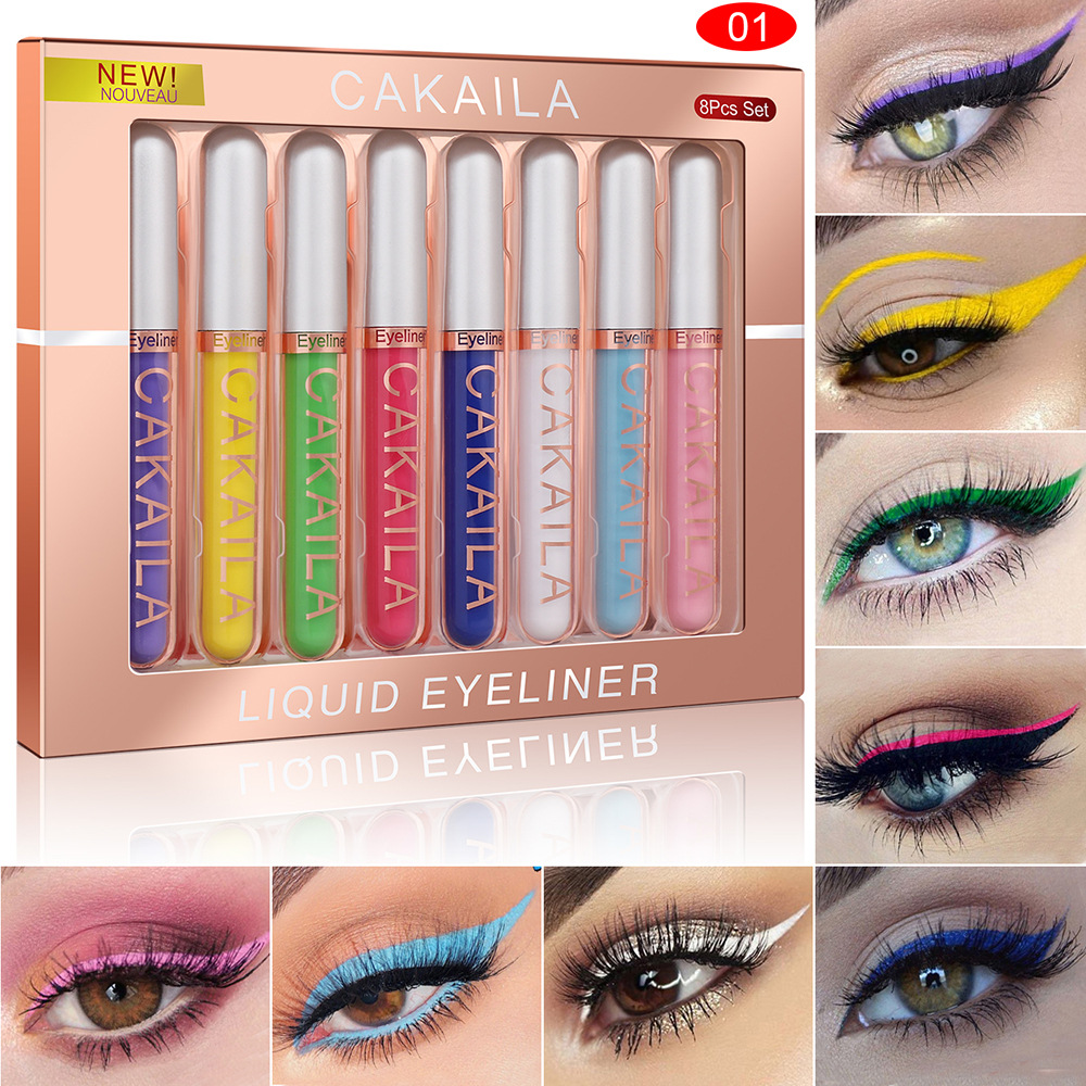 8-Color Set Waterproof Eyeline - Beauty Makeup Eyeshadow recensione e prezzo