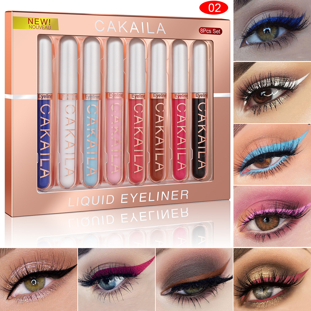 8-Color Set Waterproof Eyeline - Beauty Makeup Eyeshadow recensione e prezzo