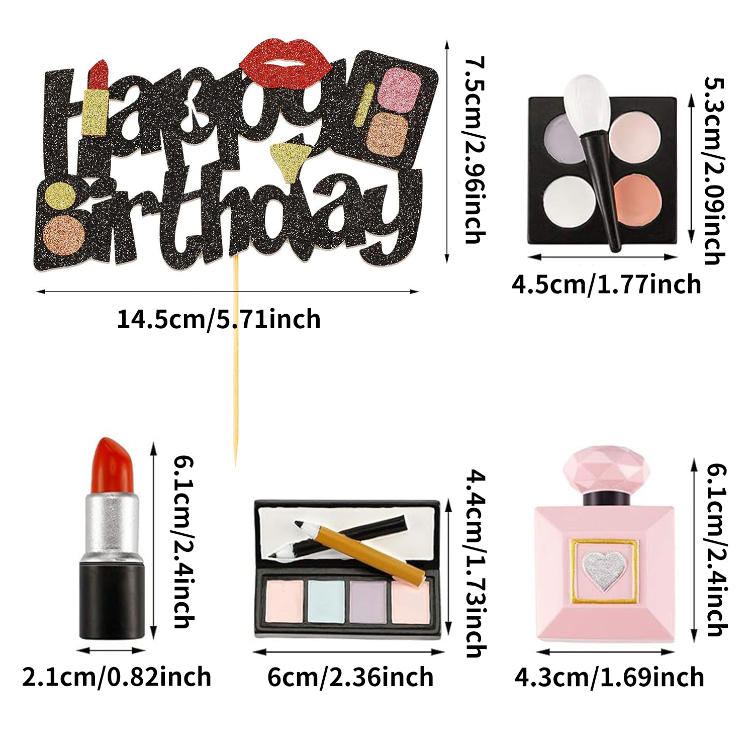 Makeup Themed Cake Toppers Res - Beauty Makeup News recensione e prezzo