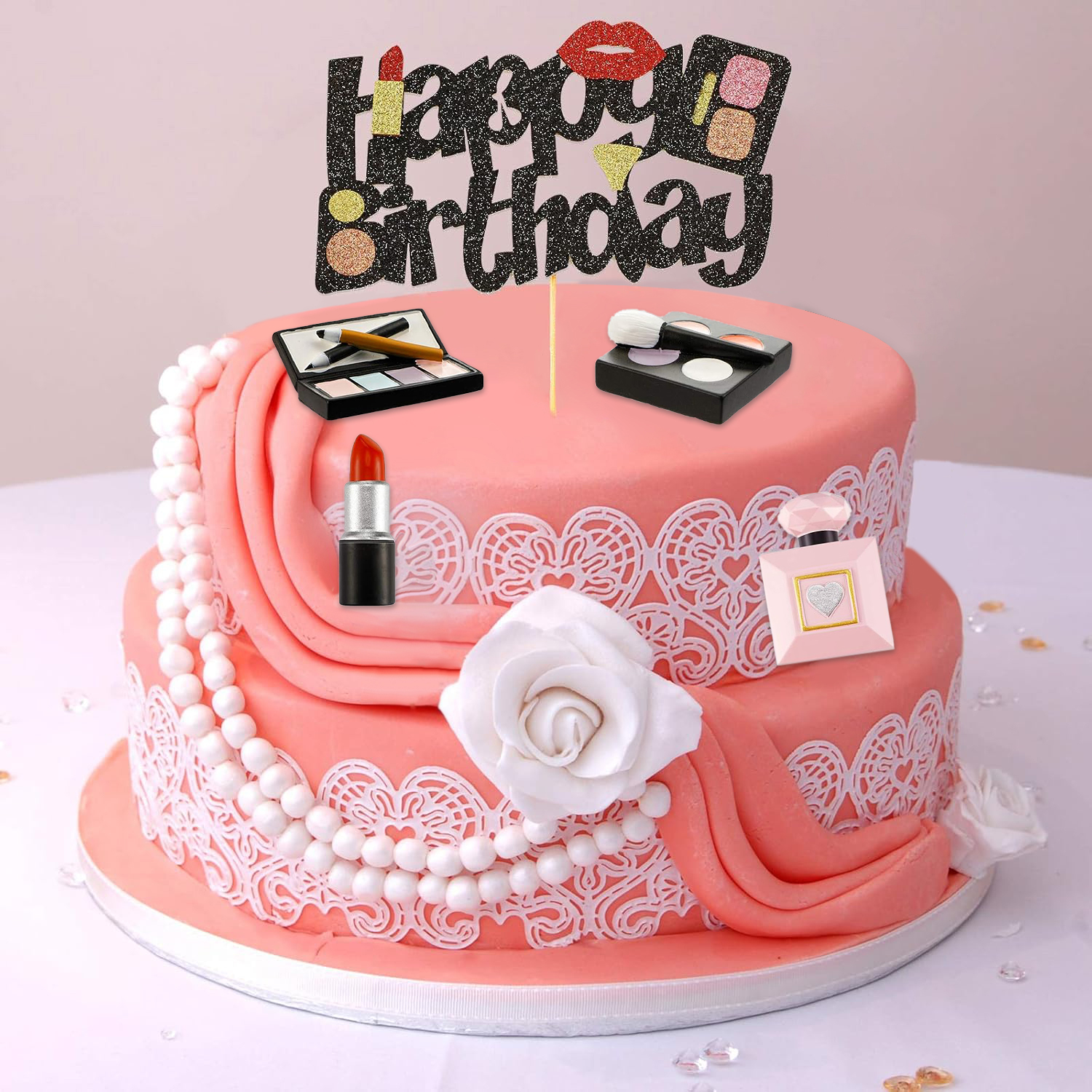 Makeup Themed Cake Toppers Res - Beauty Makeup News recensione e prezzo