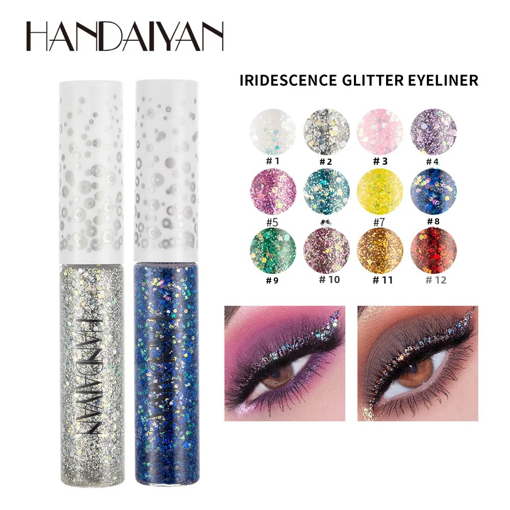 12pcs Glitter Eyeliner Set Lon - Eyeshadow Glitter Pigment recensione e prezzo