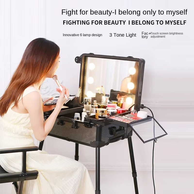 Aluminum Alloy Bluetooth Troll - Beauty Makeup Trolley recensione e prezzo