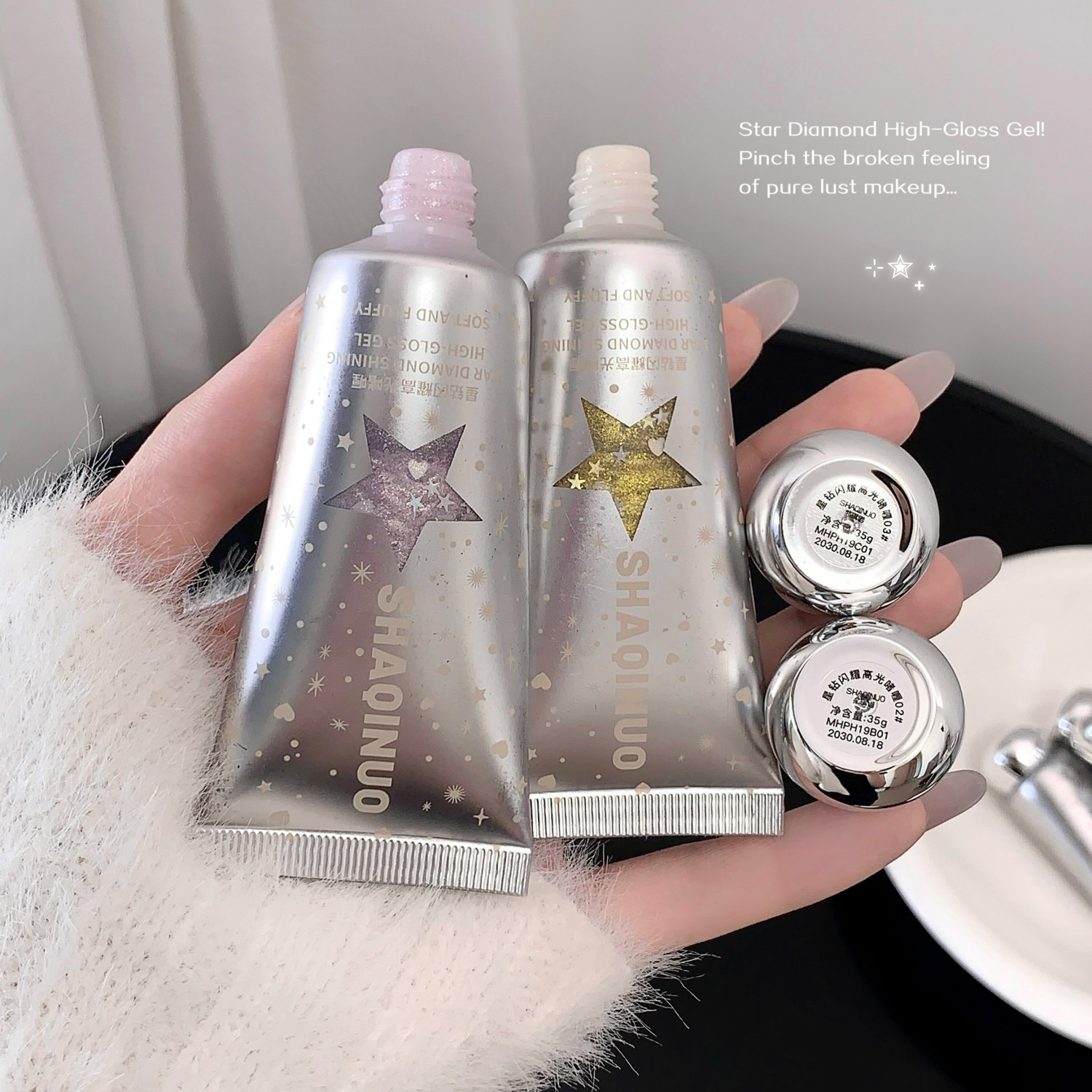Star Heart Sequins Glitter Gel - Eyeshadow Glitter Pigment recensione e prezzo