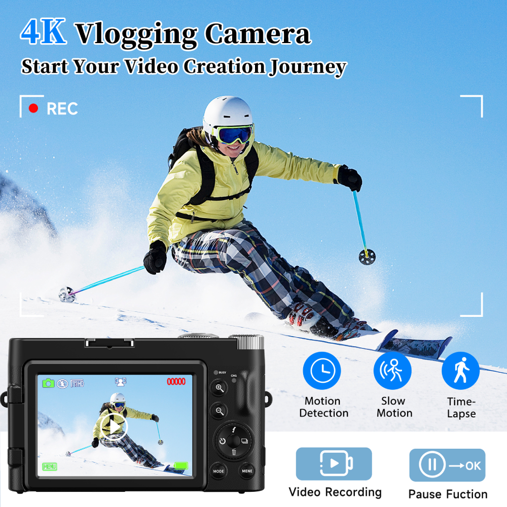 4K 48MP Compact Vlogging Camer - Beauty Makeup News recensione e prezzo