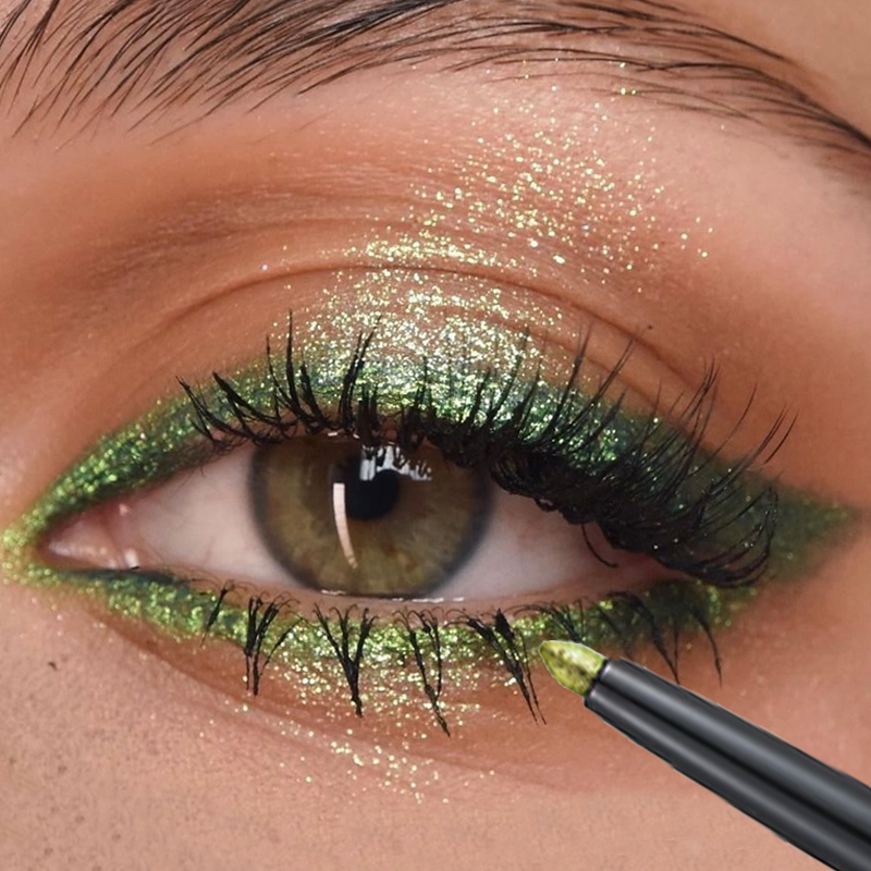 Waterproof Shiny Green Purple  - Beauty Makeup Eyeshadow recensione e prezzo