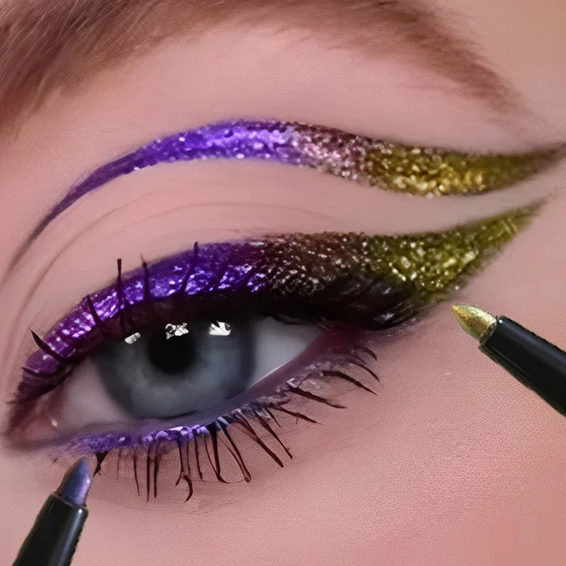 Waterproof Shiny Green Purple  - Beauty Makeup Eyeshadow recensione e prezzo