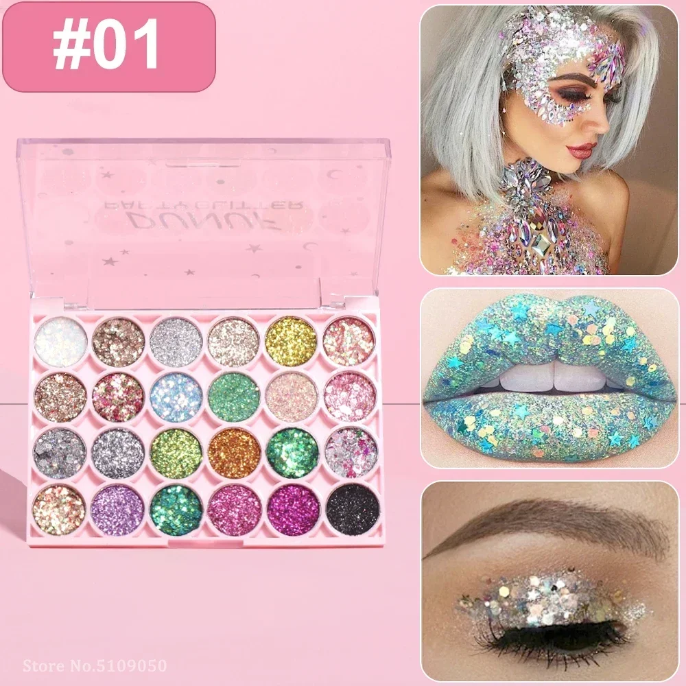 24Colors Body Face Glitter Gel - Eyeshadow Glitter Pigment recensione e prezzo