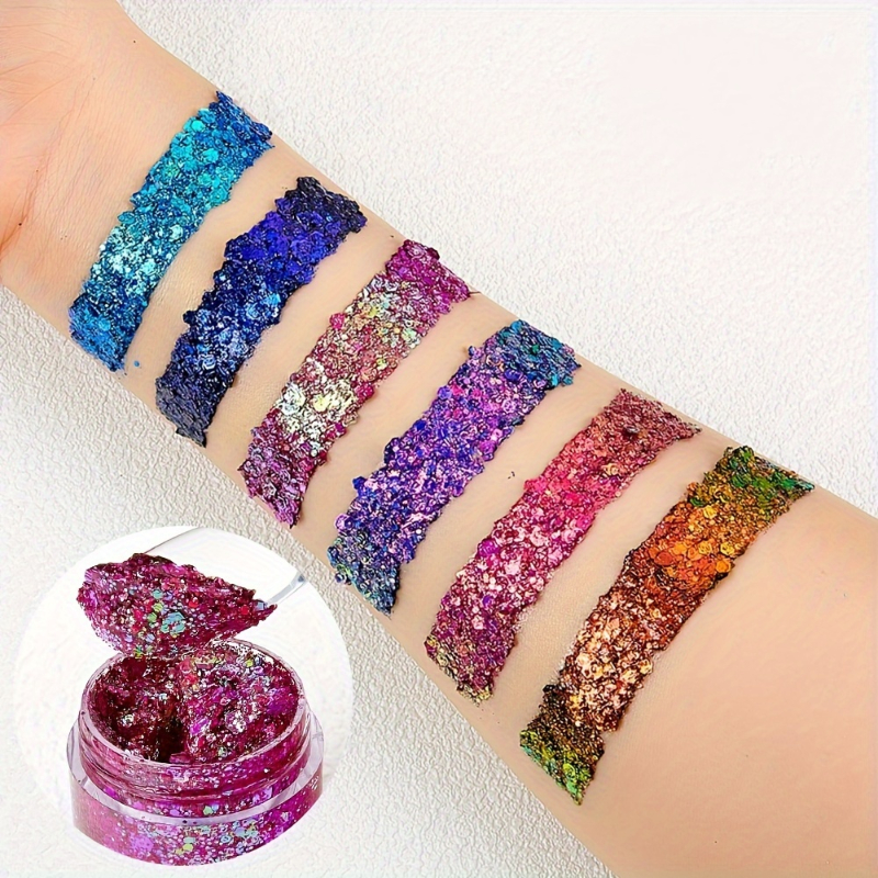 1Pc Sequins Body Glitter Gel M - Eyeshadow Glitter Pigment recensione e prezzo