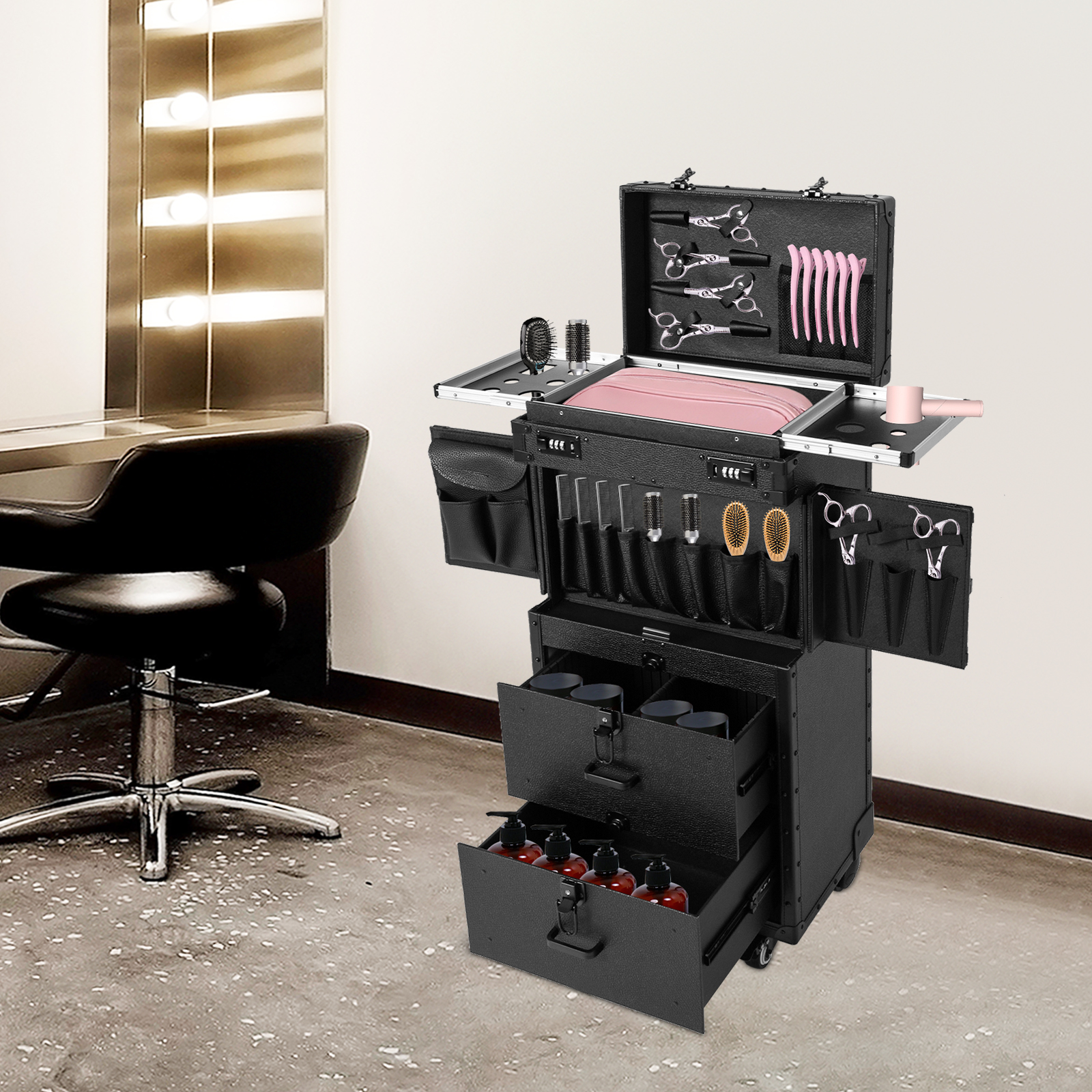 Professional Rolling Makeup Tr - Beauty Makeup Trolley recensione e prezzo