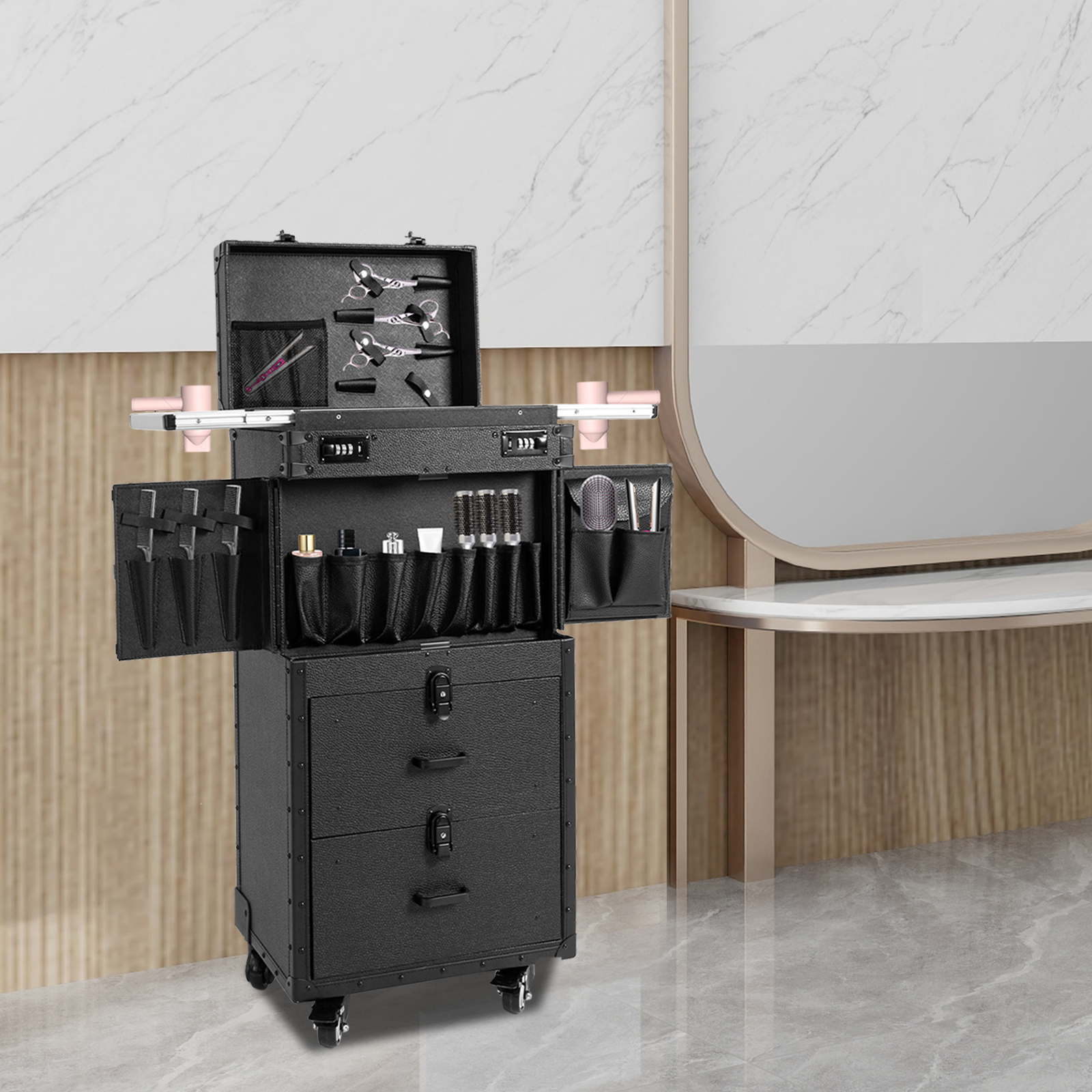 Professional Rolling Makeup Tr - Beauty Makeup Trolley recensione e prezzo