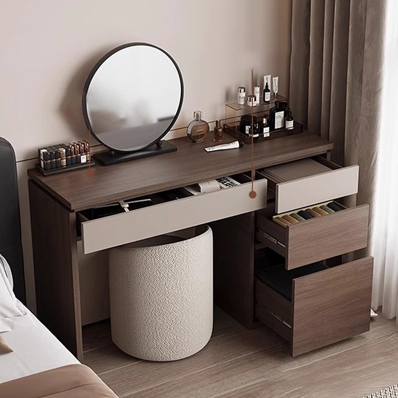 Wood Shelf Vanity Table Modern - Beauty Without Makeup recensione e prezzo