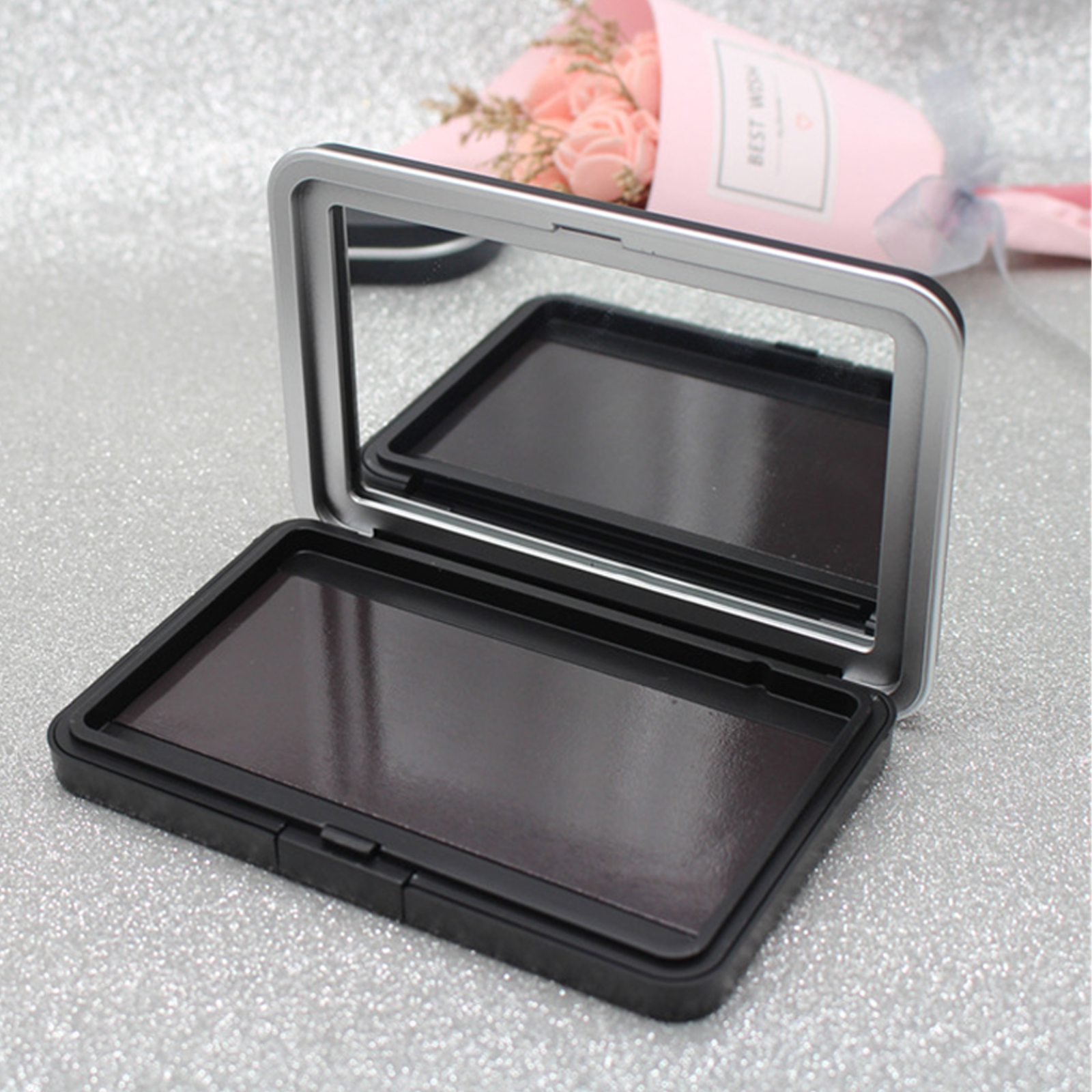 1Pc Matte Black Empty Magnetic - Eyeshadow Glitter Pigment recensione e prezzo