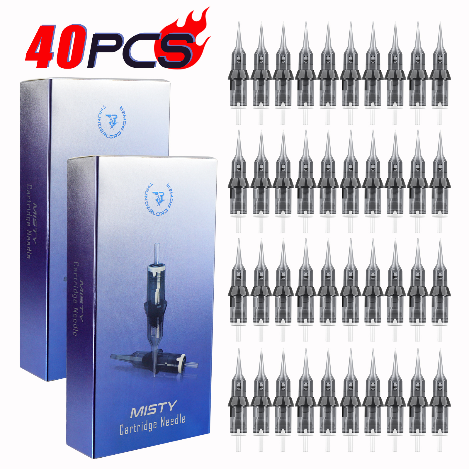 40Pcs Tattoo Cartridges Needle - Merit Beauty Makeup recensione e prezzo