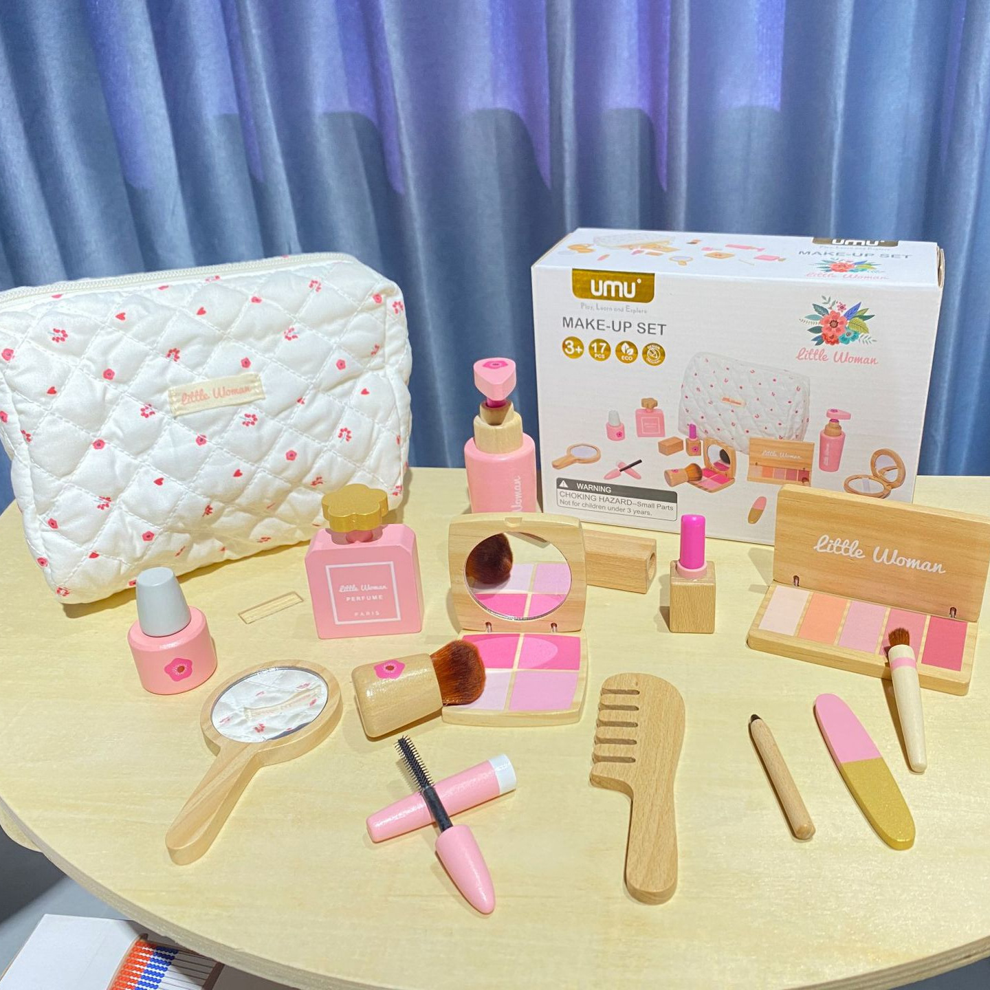 Makeup Toy Kits Wooden Makeup  - Beauty Makeup Games For Girls recensione e prezzo
