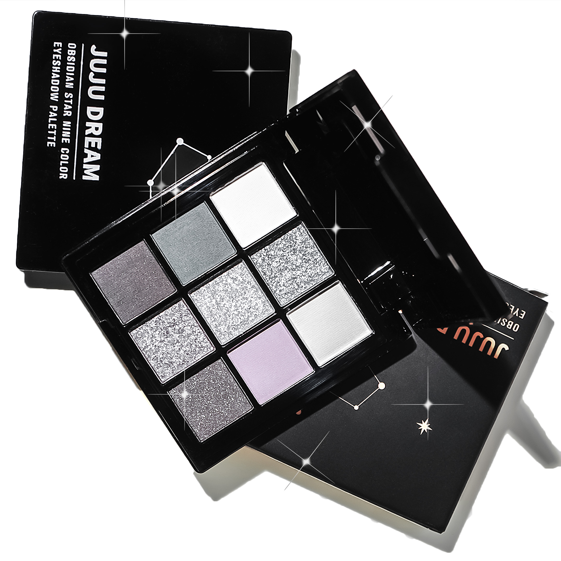 Nine-color eyeshadow palette M - Eyeshadow Glitter Pigment recensione e prezzo