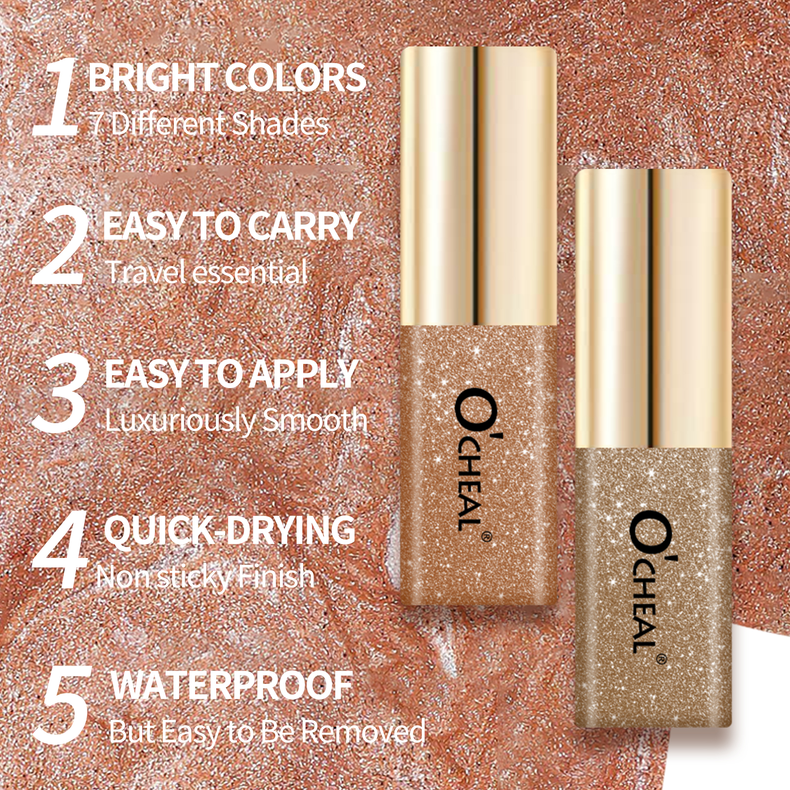 O’cheal Liquid Eye Shadow Neck - Eyeshadow Glitter Pigment recensione e prezzo