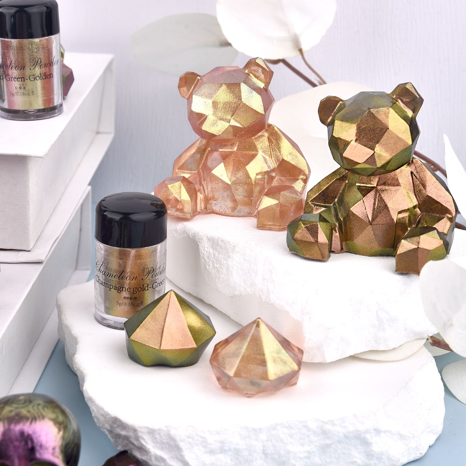 Mirror Chameleon Resin Pigment - Eyeshadow Glitter Pigment recensione e prezzo