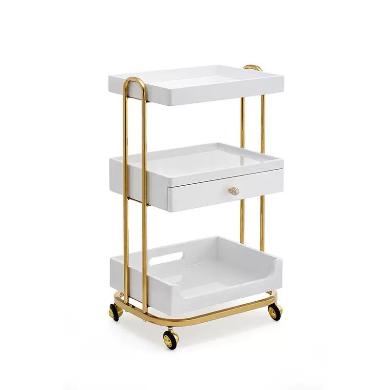 Modern Gold White Salon Trolle - Beauty Makeup Trolley recensione e prezzo