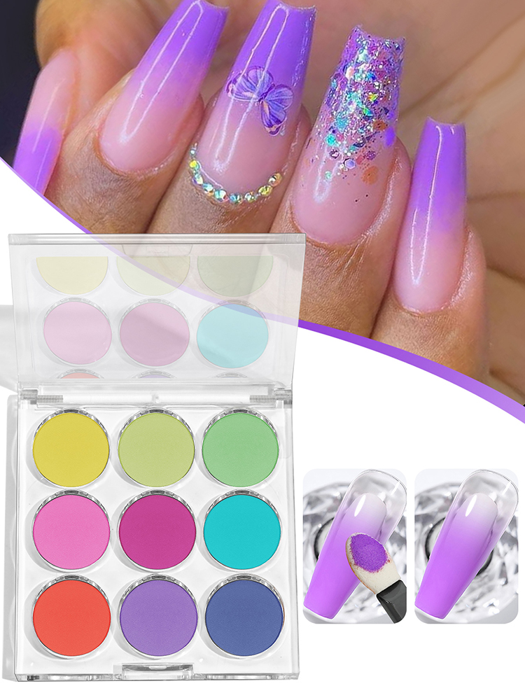 9 Colors/Box Solid Magic Mirro - Eyeshadow Glitter Pigment recensione e prezzo