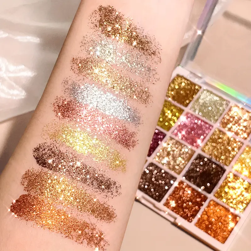16 Colors Glitter Eyeshadow Pa - Eyeshadow Glitter Pigment recensione e prezzo