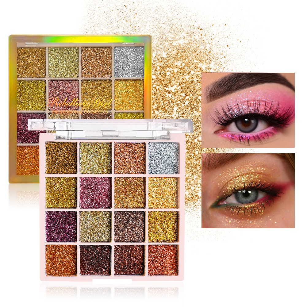 16 Colors Glitter Eyeshadow Pa - Eyeshadow Glitter Pigment recensione e prezzo